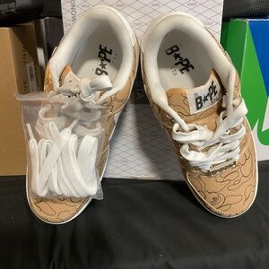 Wmns Bapesta 'Lined Camo - Beige' Size 5.5